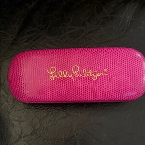 Lilly Pulitzer Vibrant Pink Eyewear Case